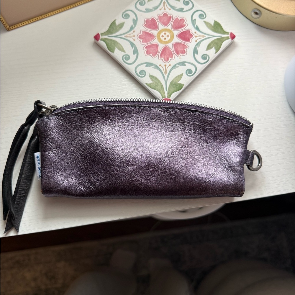 Rough and Tumble Purple Leather Mini bag